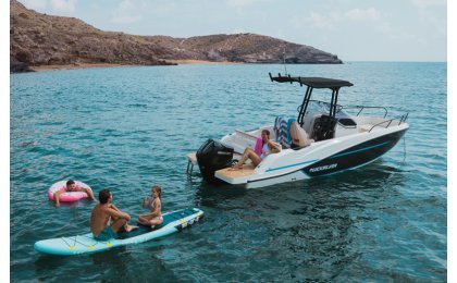 Quicksilver 705 Open + Mercury F 150 XL EFI 